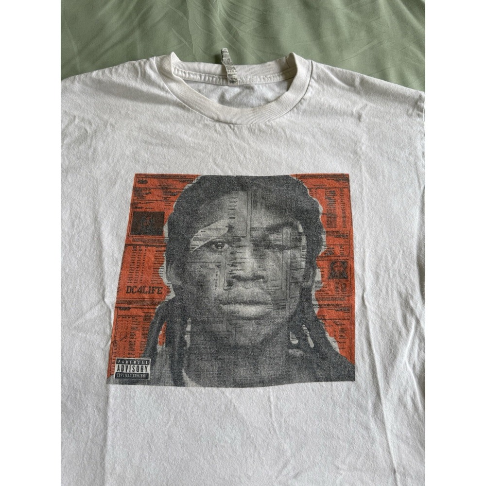 Meek Mill‎ Rap Tee DC4 Mixtape size Medium 2010s